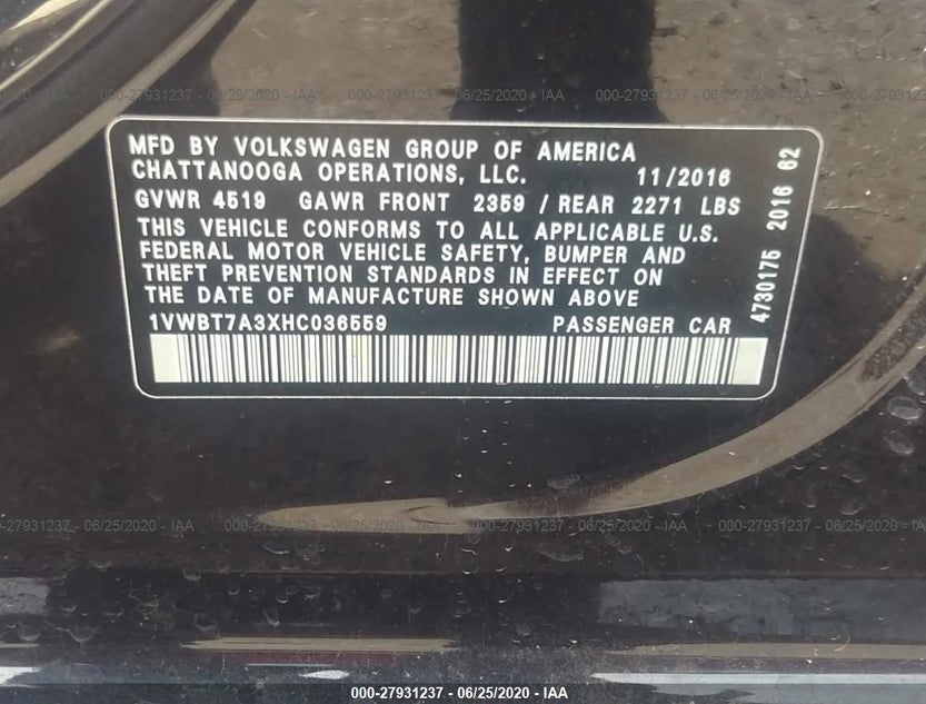 1VWBT7A3XHC036559