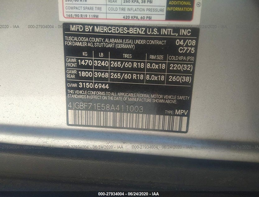 4JGBF71E58A411003