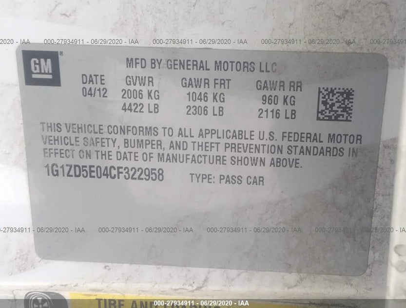1G1ZD5E04CF322958