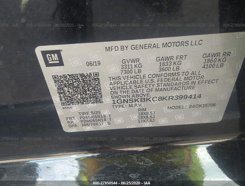 1GNSKBKC8KR399414