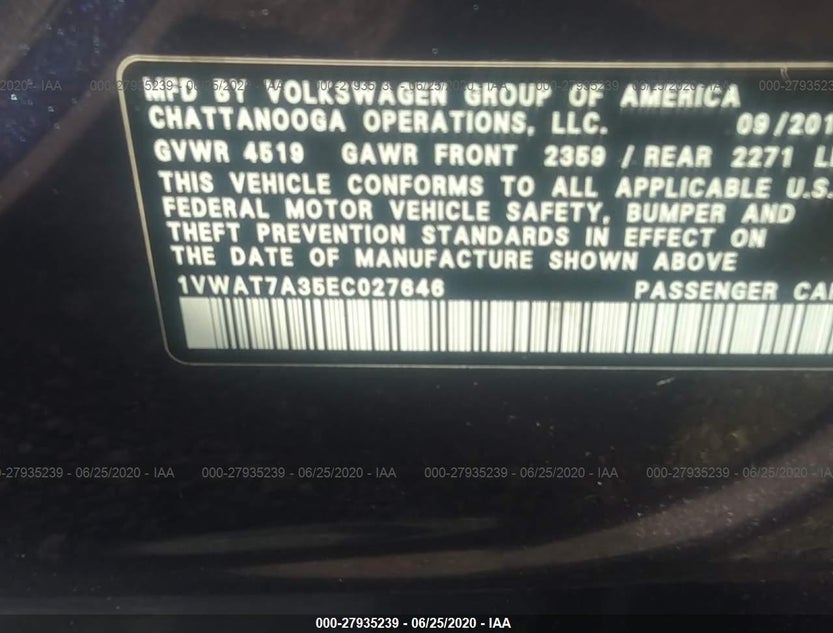 1VWAT7A35EC027646