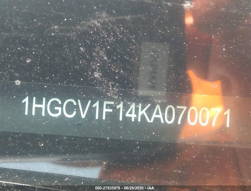 1HGCV1F14KA070071