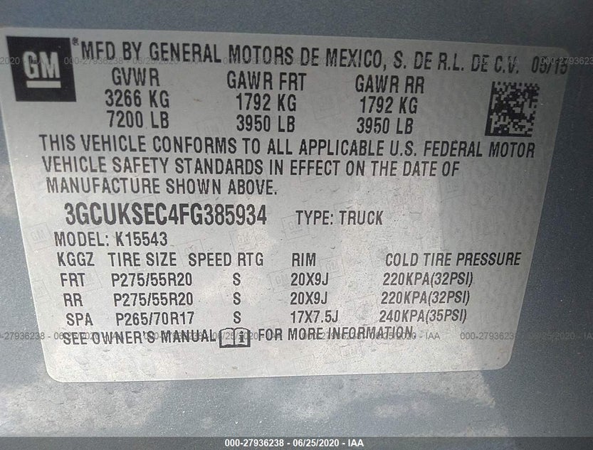 3GCUKSEC4FG385934