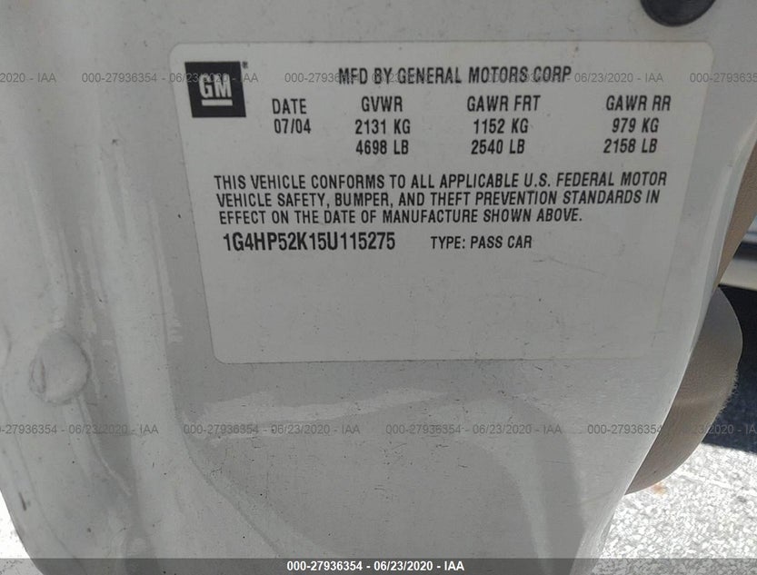 1G4HP52K15U115275