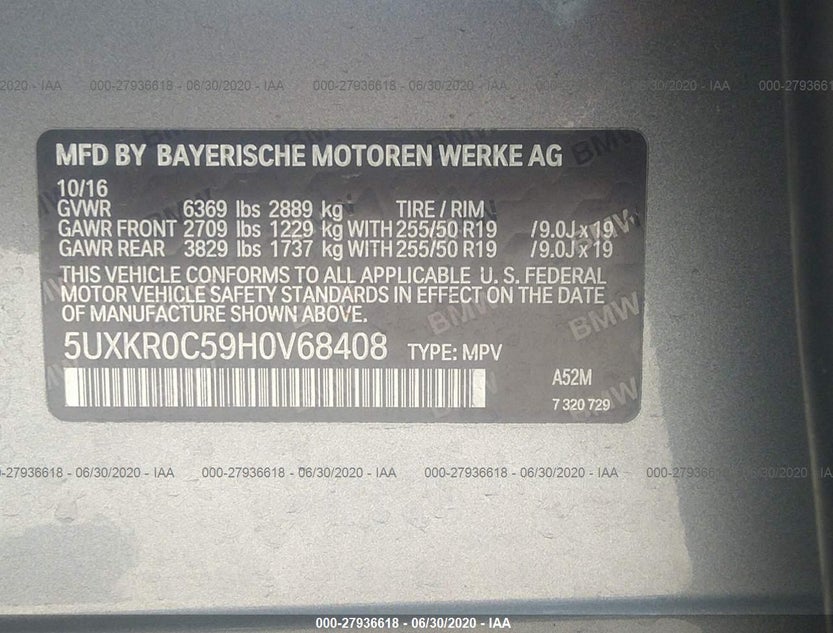 5UXKR0C59H0V68408