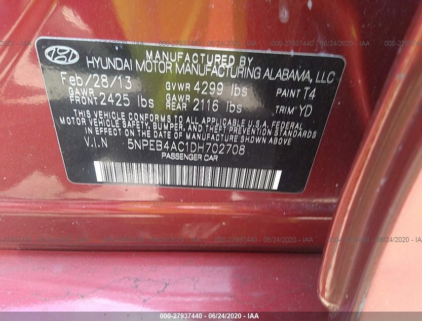 5NPEB4AC1DH702708