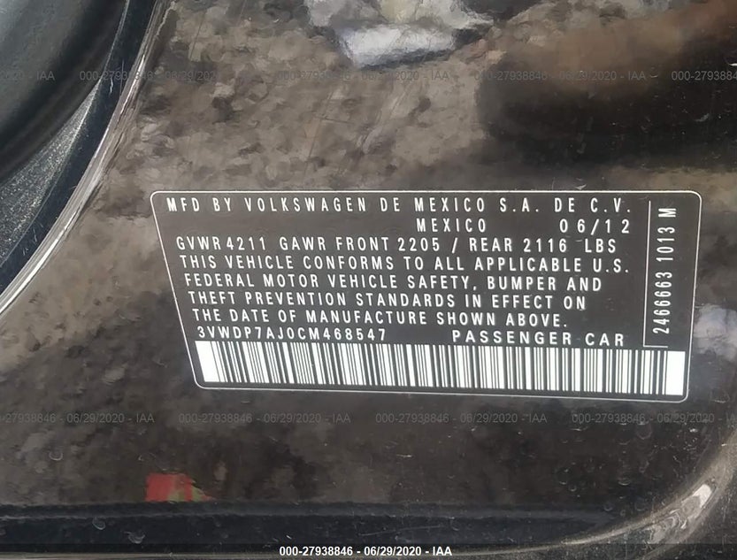 3VWDP7AJ0CM468547