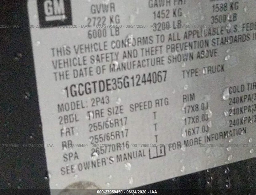 1GCGTDE35G1244067