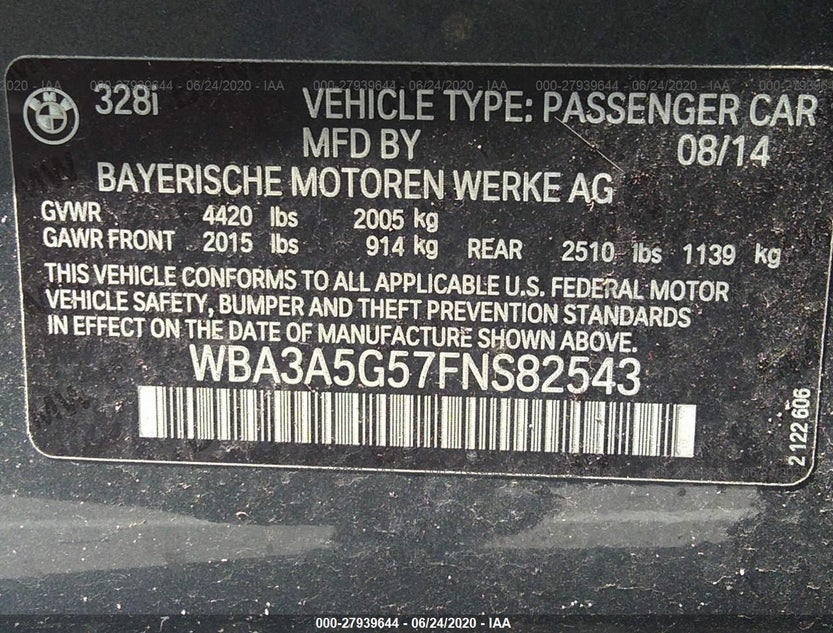 WBA3A5G57FNS82543