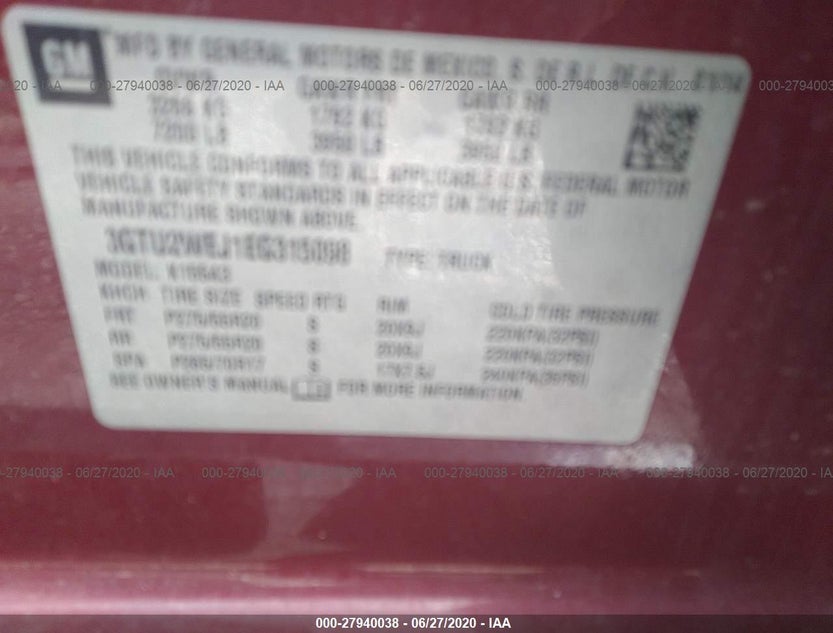 3GTU2WEJ1EG315098
