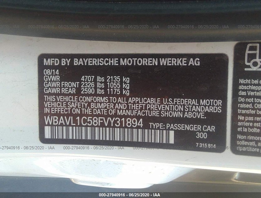 WBAVL1C58FVY31894