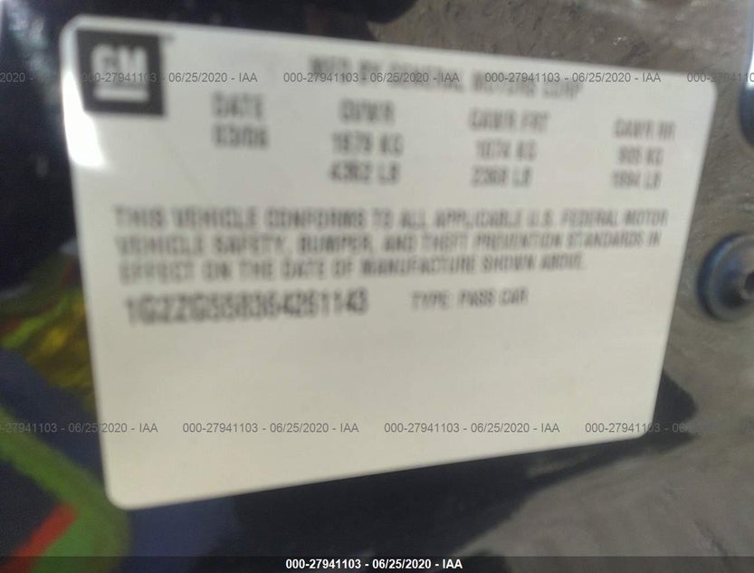 1G2ZG558364261143