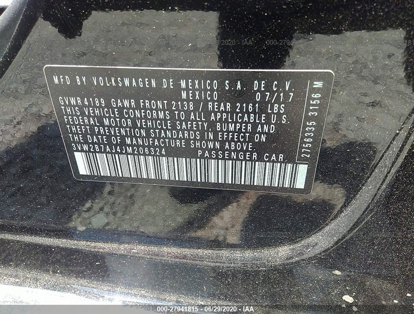 3VW2B7AJ4JM206324