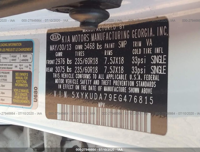 5XYKUDA79EG476815