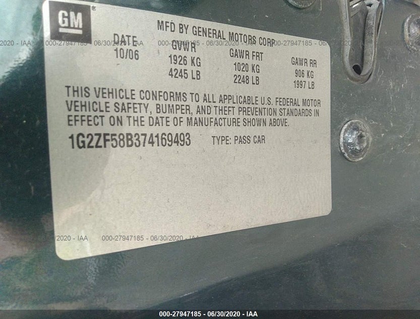 1G2ZF58B374169493