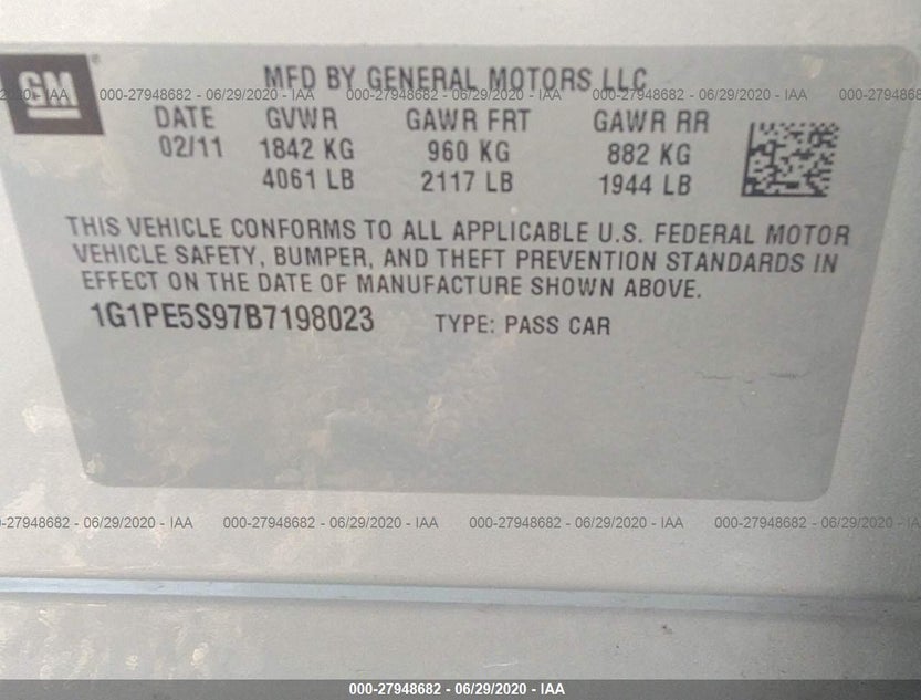 1G1PE5S97B7198023