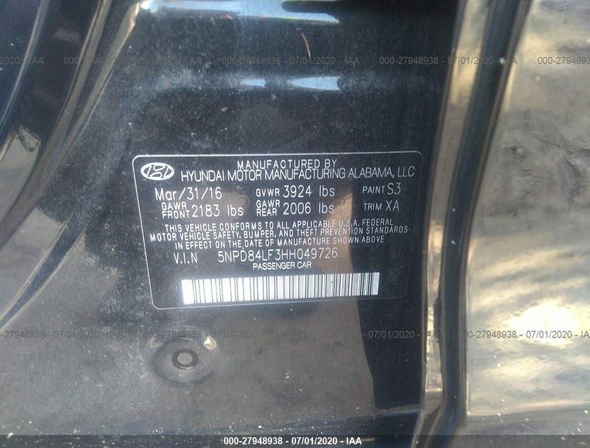 5NPD84LF3HH049726