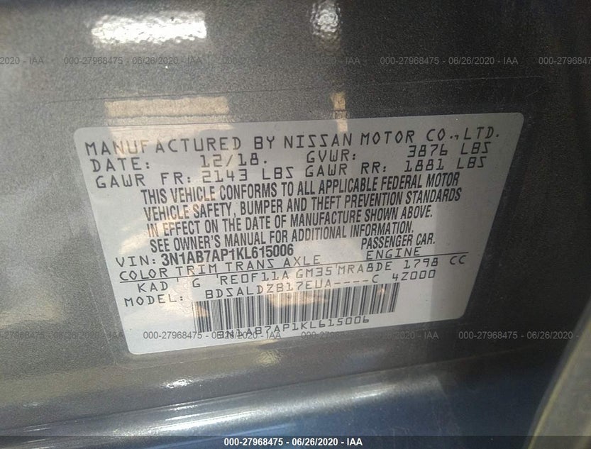3N1AB7AP1KL615006