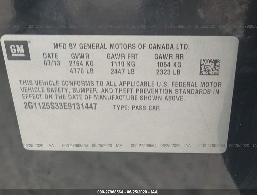 2G1125S33E9131447