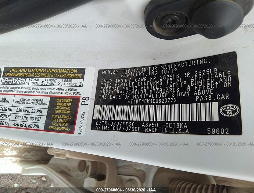 4T1BF1FK1CU623772