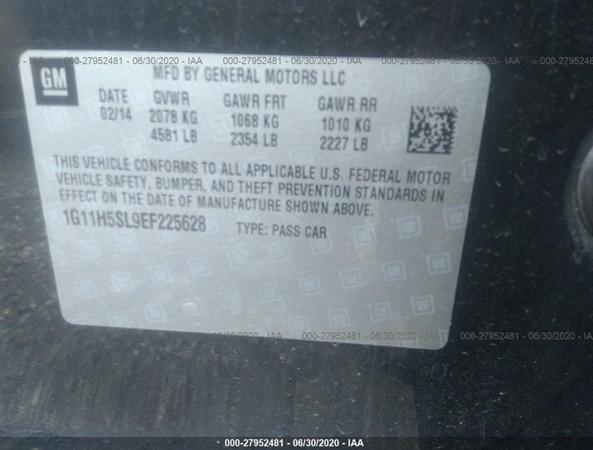 1G11H5SL9EF225628