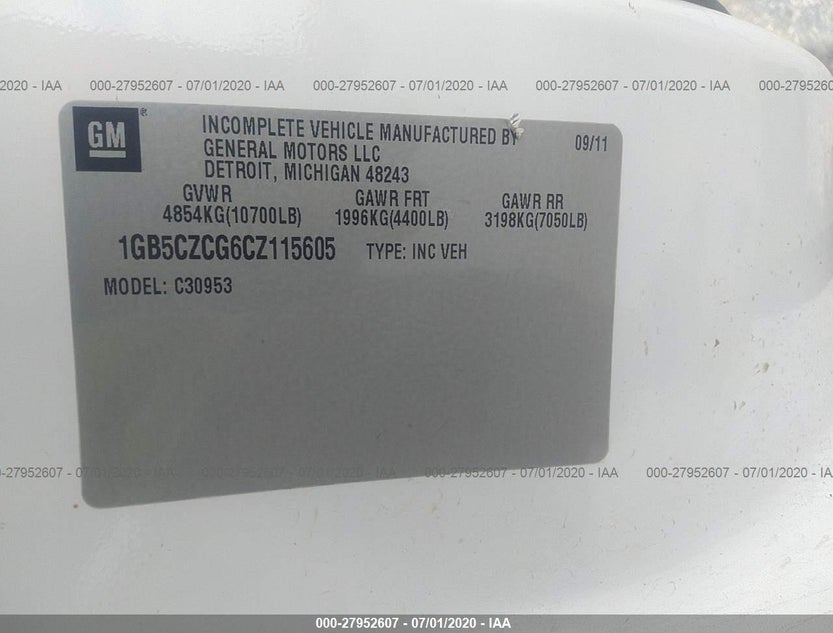 1GB5CZCG6CZ115605