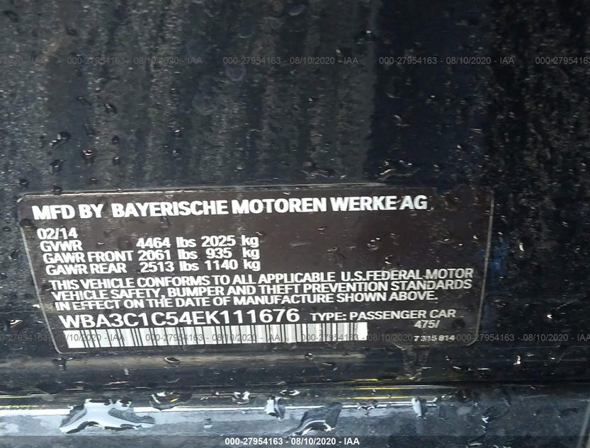 WBA3C1C54EK111676