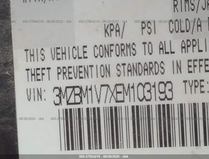 3MZBM1V7XEM103193