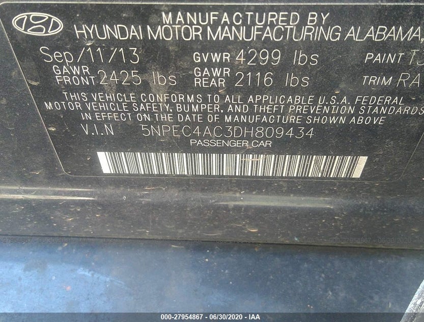 5NPEC4AC3DH809434