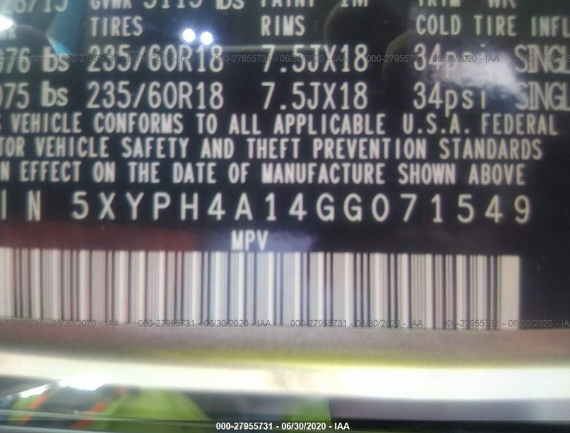 5XYPH4A14GG071549