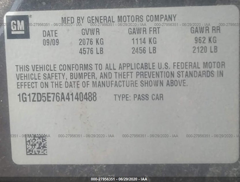 1G1ZD5E76A4140488