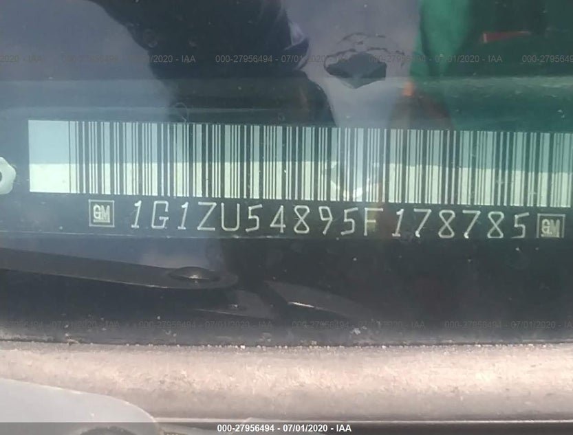 1G1ZU54895F178785
