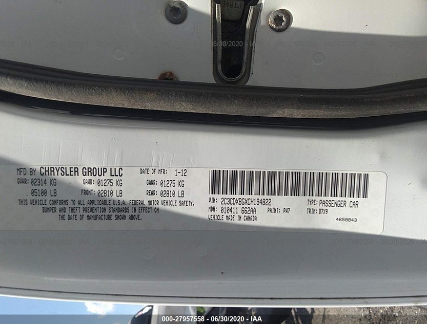 2C3CDXBGXCH194822