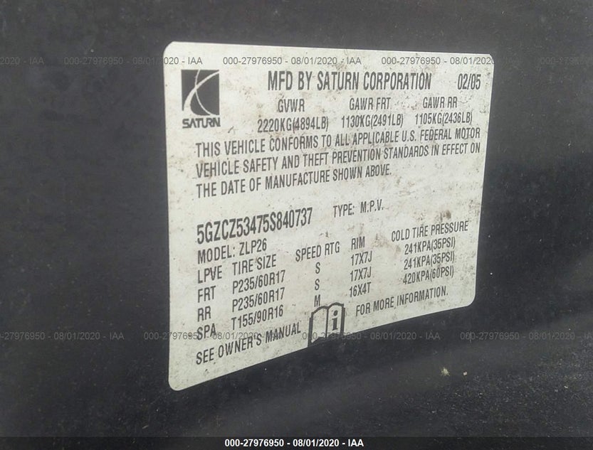 5GZCZ53475S840737