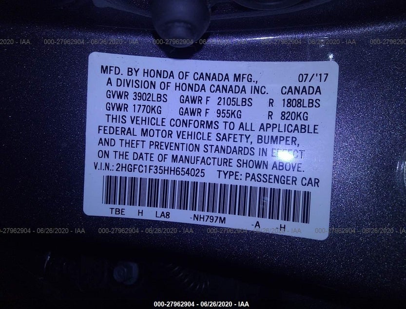 2HGFC1F35HH654025