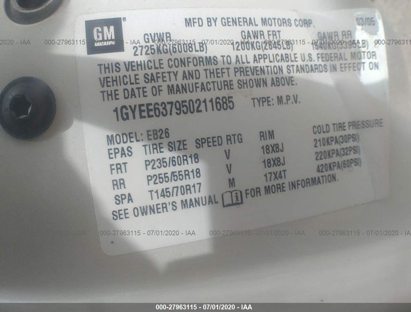 1GYEE637950211685