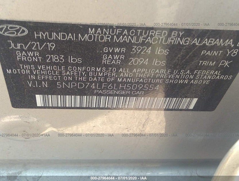 5NPD74LF6LH509554