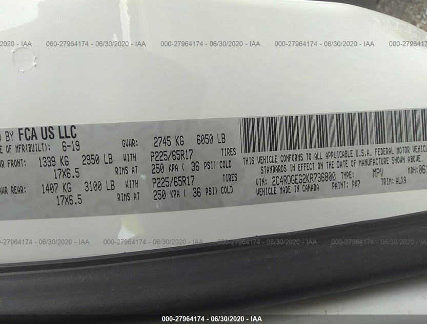 2C4RDGEG2KR736800