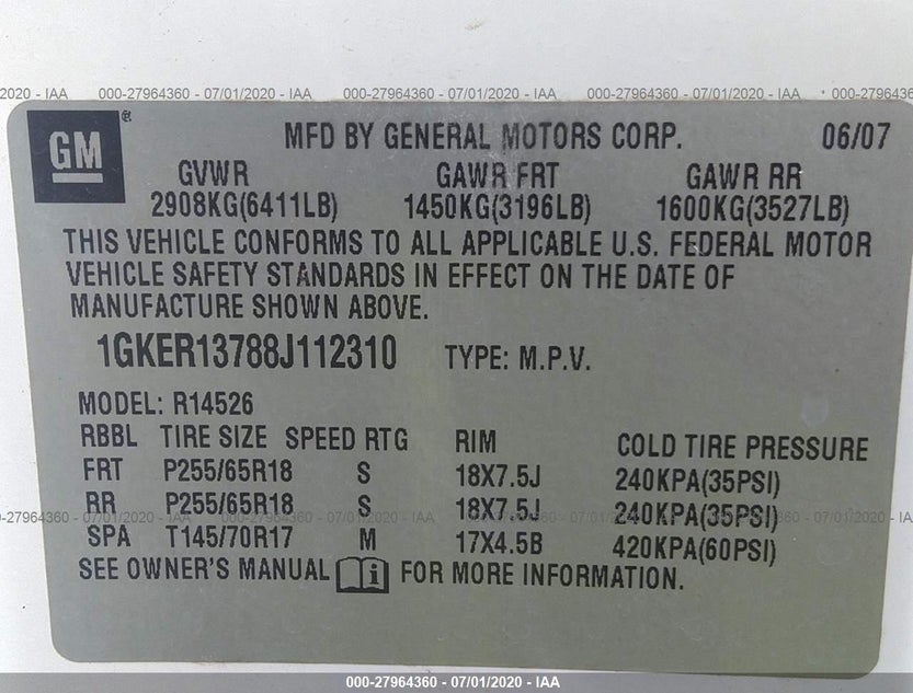 1GKER13788J112310
