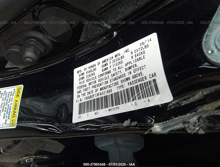 19UUB2F7XFA001866