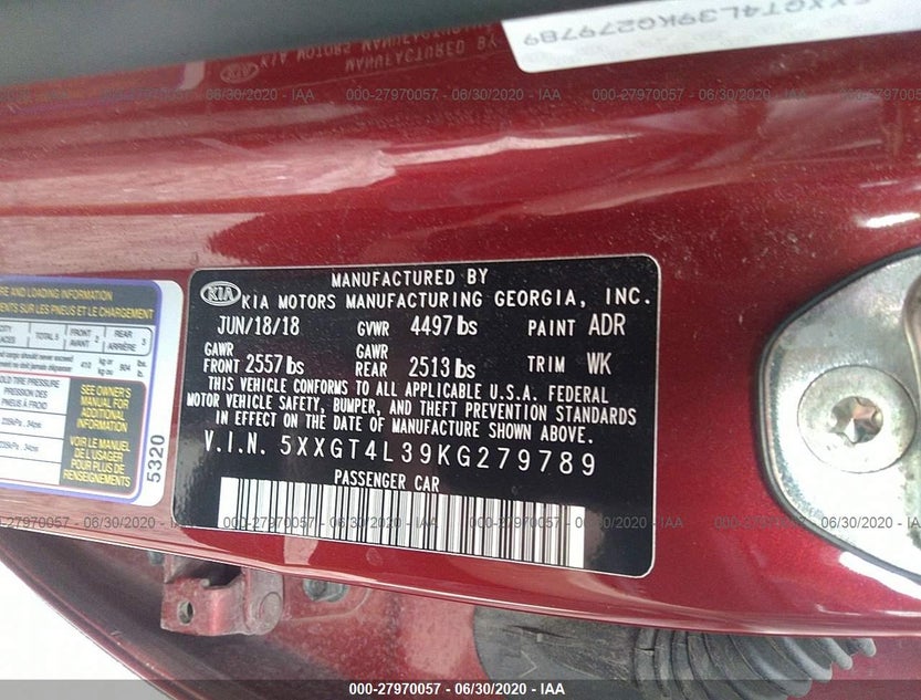5XXGT4L39KG279789