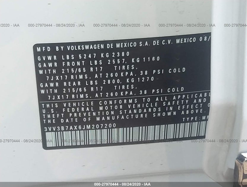 3VV3B7AX6JM207200