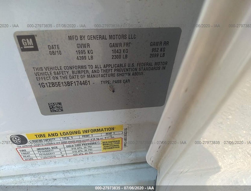 1G1ZB5E13BF174461