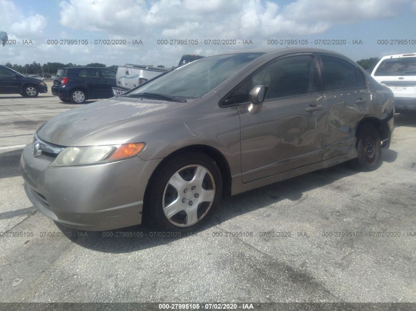 2007 Honda Civic Lx VIN: 2HGFA16567H309530 Lot: 27995105