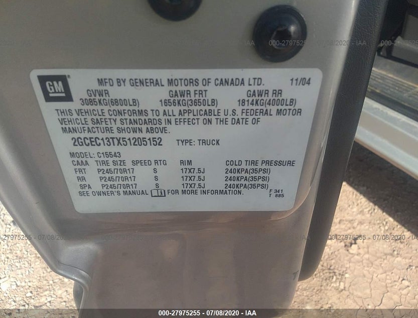 2GCEC13TX51205152