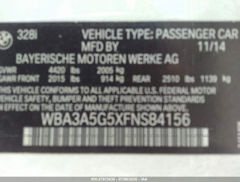 WBA3A5G5XFNS84156