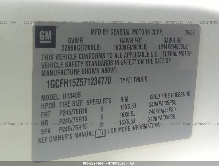 1GCFH15Z571234770