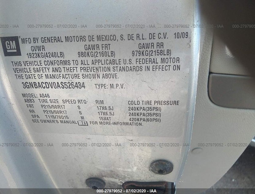 3GNBACDV0AS526434
