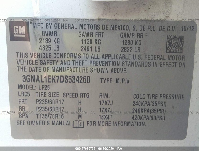 3GNAL1EK7DS534260