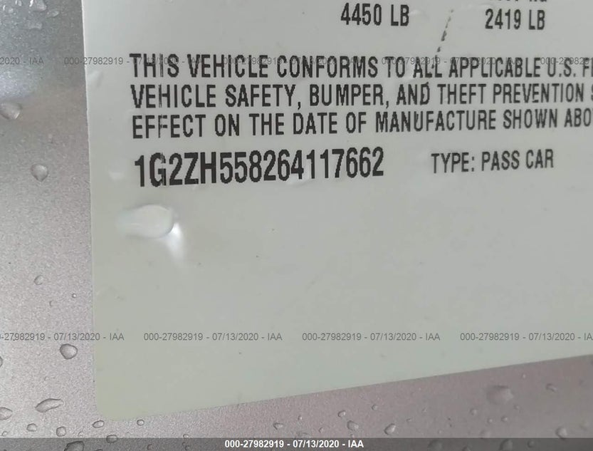 1G2ZH558264117662